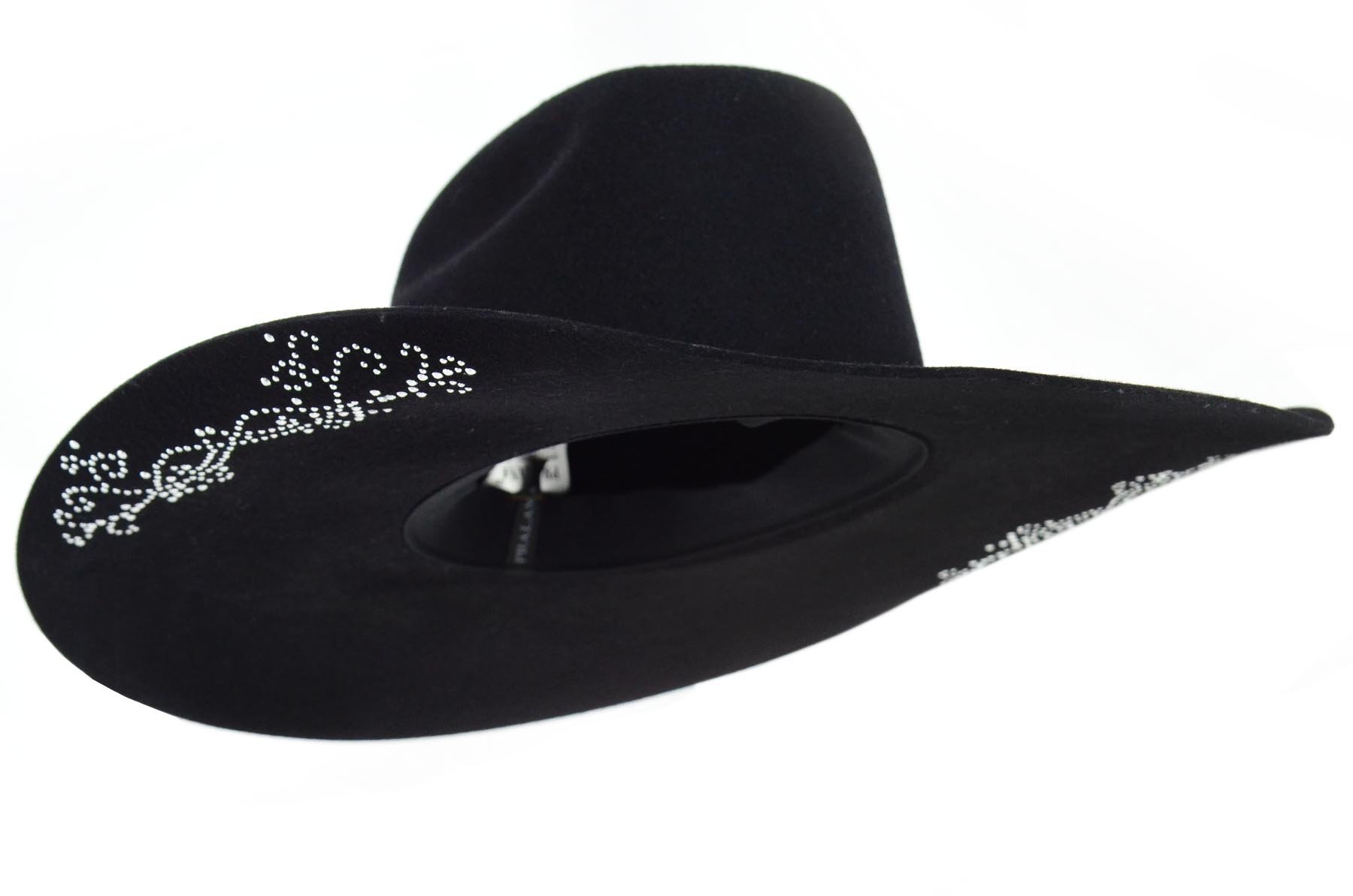 Chapéu Pralana Cross Horse Feltro Aba 12 Preto