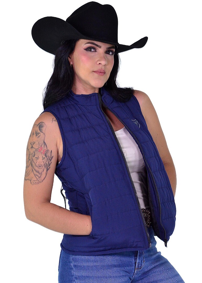 Colete Feminino Radade em Nylon cor Marinho - 2105
