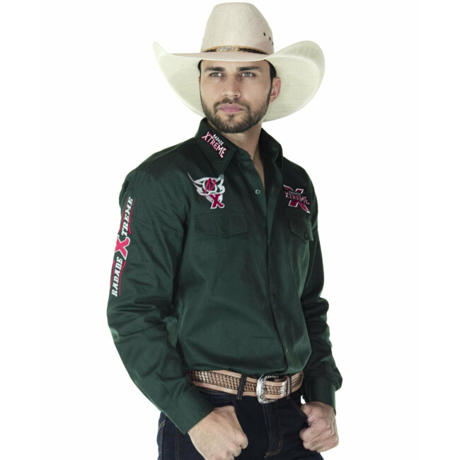 Camisa Masculina Radade ML Xtreme Verde