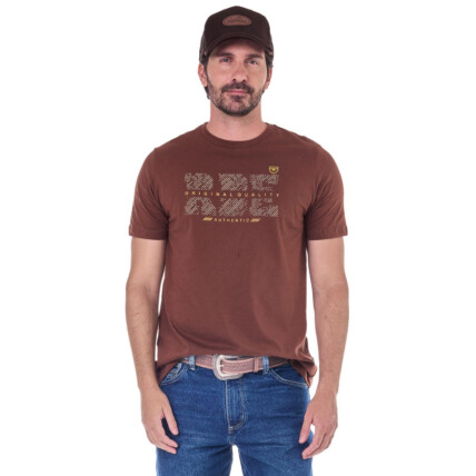Camiseta Radade Silk cor Marrom - 2038
