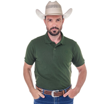 Polo Masculina Radade Lisa cor Verde - 2044