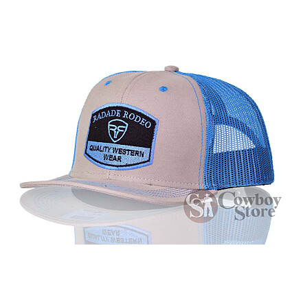 Boné Radade cor Bege com tela Azul - 8154