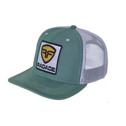 Boné Radade cor verde com lateral em tela Branco - 8255