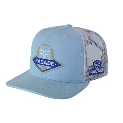 Boné Radade cor azul com lateral em tela branco - 8261
