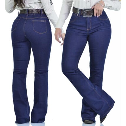 Calça Jeans Feminina Radade CF Lycra Flare Super