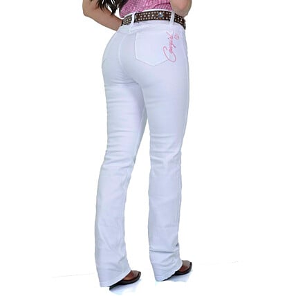 Calça Jeans Feminina Cowboy ST Cowgirl Branca