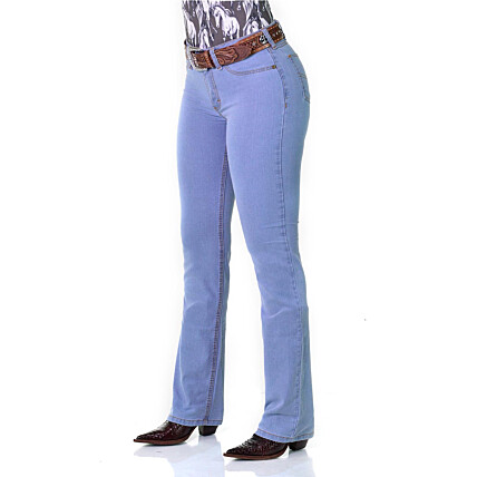 Calça Jeans Feminina Cowboy ST Delavé