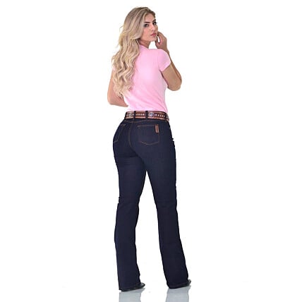 Calça Jeans Feminina Cowboy ST Flare Azul