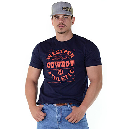 Camiseta Cowboy St Silk Marinho - 1143