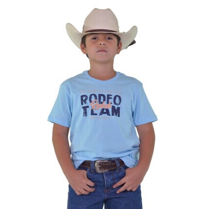 Camiseta Infantil Radade Silk cor Azul - 1965