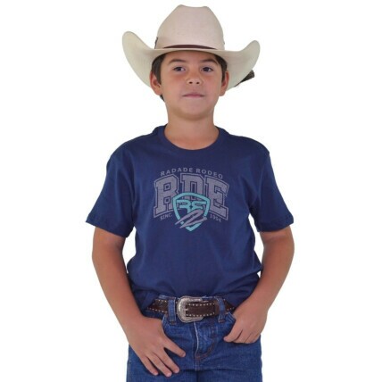 Camiseta Infantil Radade Silk cor Azul Marinho - 1973