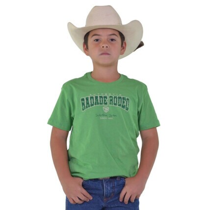 Camiseta Infantil Radade Silk cor Verde - 1966