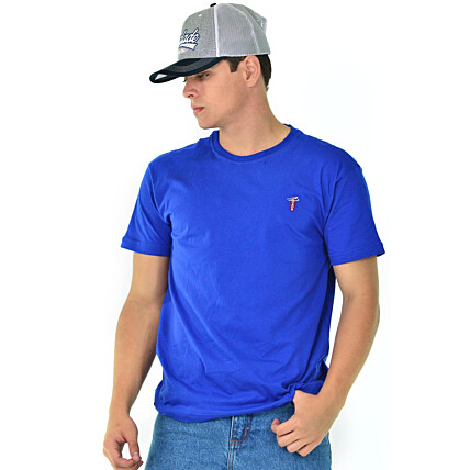 Camiseta Radade Bordada Azul - 0772