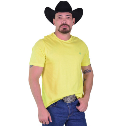 Camiseta Radade Bordada cor Amarelo - 2022
