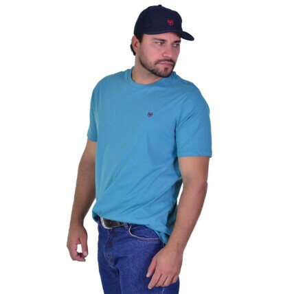 Camiseta Radade Bordada cor Azul - 2136