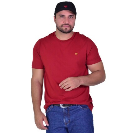 Camiseta Radade Bordada cor Vinho - 2021