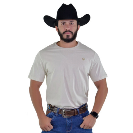 Camiseta Radade Bordada Creme - 1806