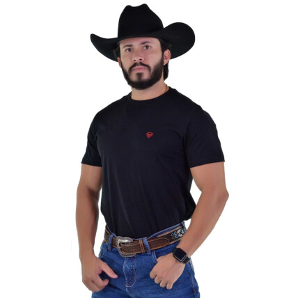 Camiseta Radade Bordada Preta - 1794