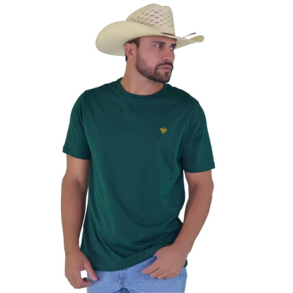 Camiseta Radade Bordada Verde - 1842