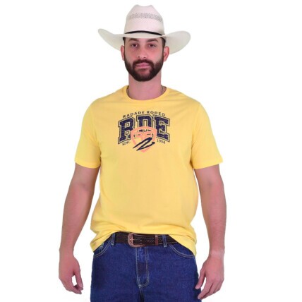 Camiseta Radade Silk cor Amarela - 1947