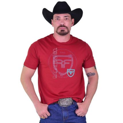 Camiseta Radade Silk cor Vermelho - 2041