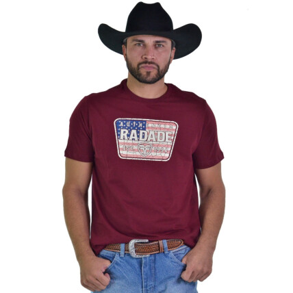 Camiseta Radade Silk cor Vinho - 1747