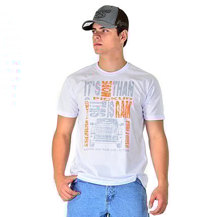Camiseta RAM Radade Team Branca - R 0131