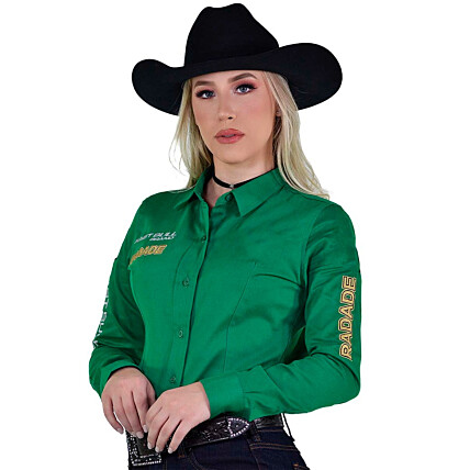 Camisete Radade Manga Longa Bordada Brands Verde - 0973