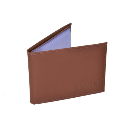 Carteira em Couro Onix Caramelo (12cm x 9cm) - Onix03