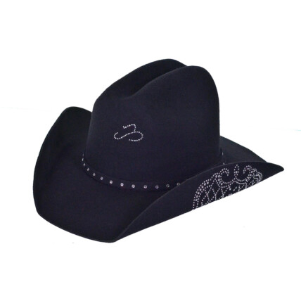 Chapéu Pralana Arizona Queen Infantil Preto - Aba 8.5