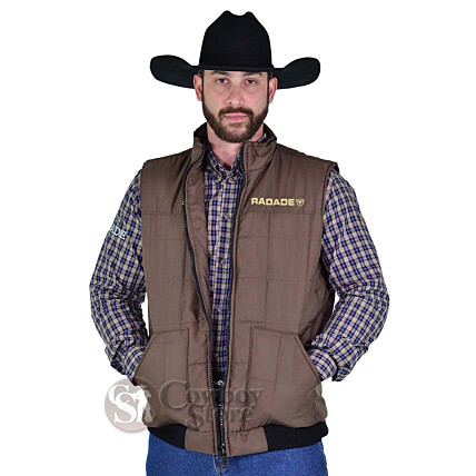 Colete de Nylon Radade Masculino cor Marrom - 1423