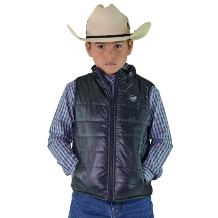Colete Nylon Radade Unissex Infantil cor Preto - 1652