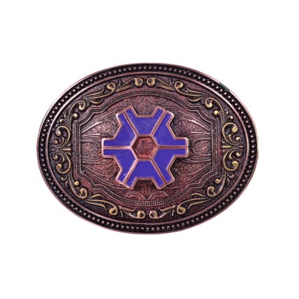 Fivela em Ouro Envelhecido Master Agro (11cm x 8,5cm)- 2435