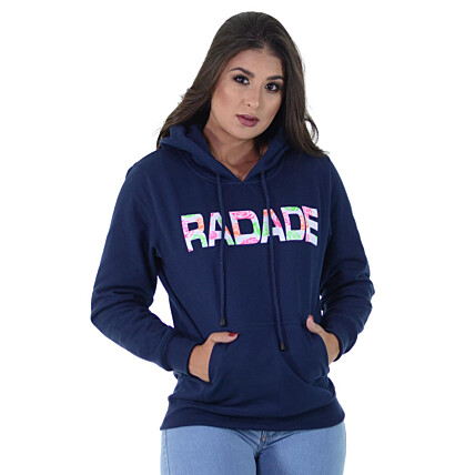 Moletom Feminino Radade RDE Marinho - 1203