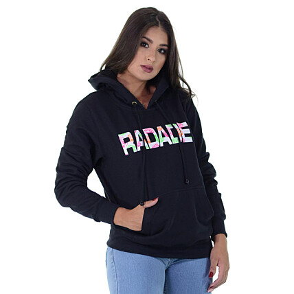 Moletom Feminino Radade RDE Preto - 1206