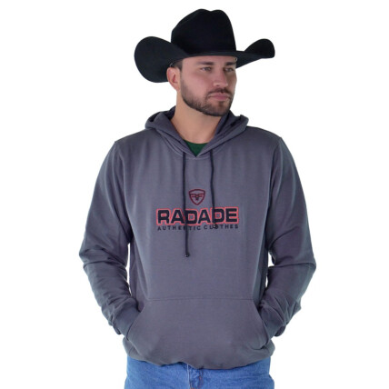 Moletom Radade RDE Bordado Cinza - 1739