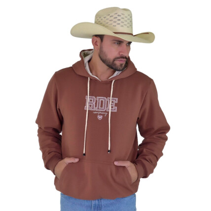 Moletom Radade RDE Bordado cor Marrom - 1852