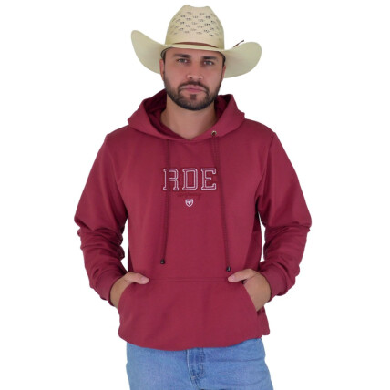 Moletom Radade RDE Bordado cor Vinho - 1849