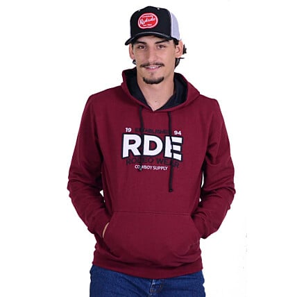 Moletom Radade RDE Bordado cor  Vinho - 1326