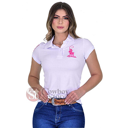 Polo Feminina Radade Lisa Classic Branca - 1331