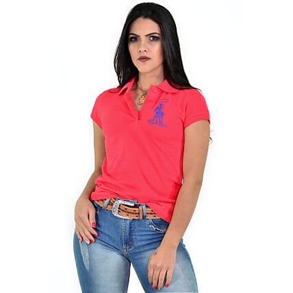 Polo Feminina Radade Lisa Classic Goiaba - 0755