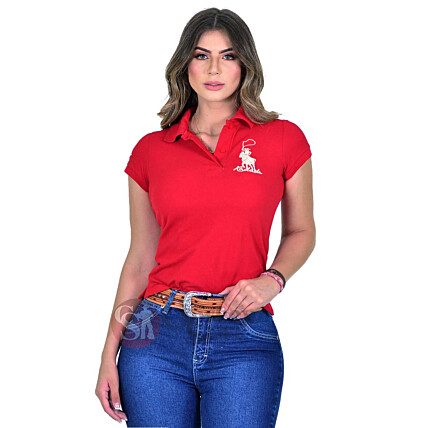 Polo Feminina Radade Lisa Classic Vermelho - 1350