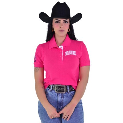 Polo Feminina RDE cor Pink - 1939