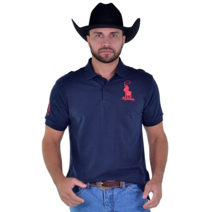 Polo Masculina Radade Classic cor Marinho - 1724