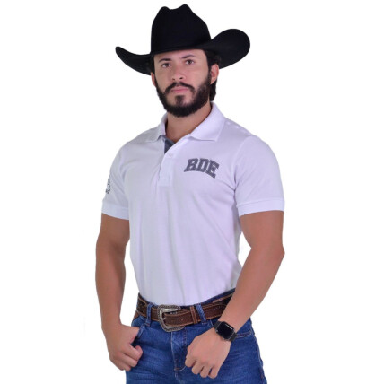 Polo Masculina Radade Classic RDE cor Branca - 1723