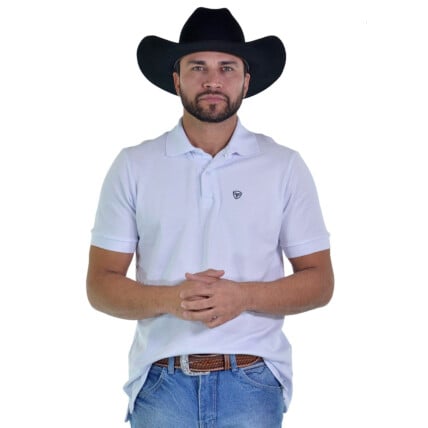 Polo Masculina Radade Lisa Branca - 1769