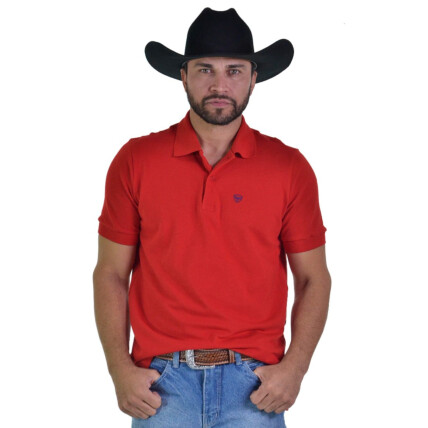 Polo Masculina Radade Lisa Vermelho - 1771