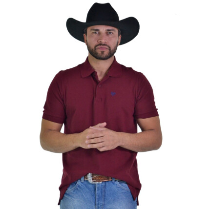 Polo Masculina Radade Lisa Vinho - 1772