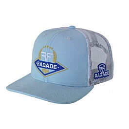 Boné Radade cor azul com lateral em tela branco - 8261