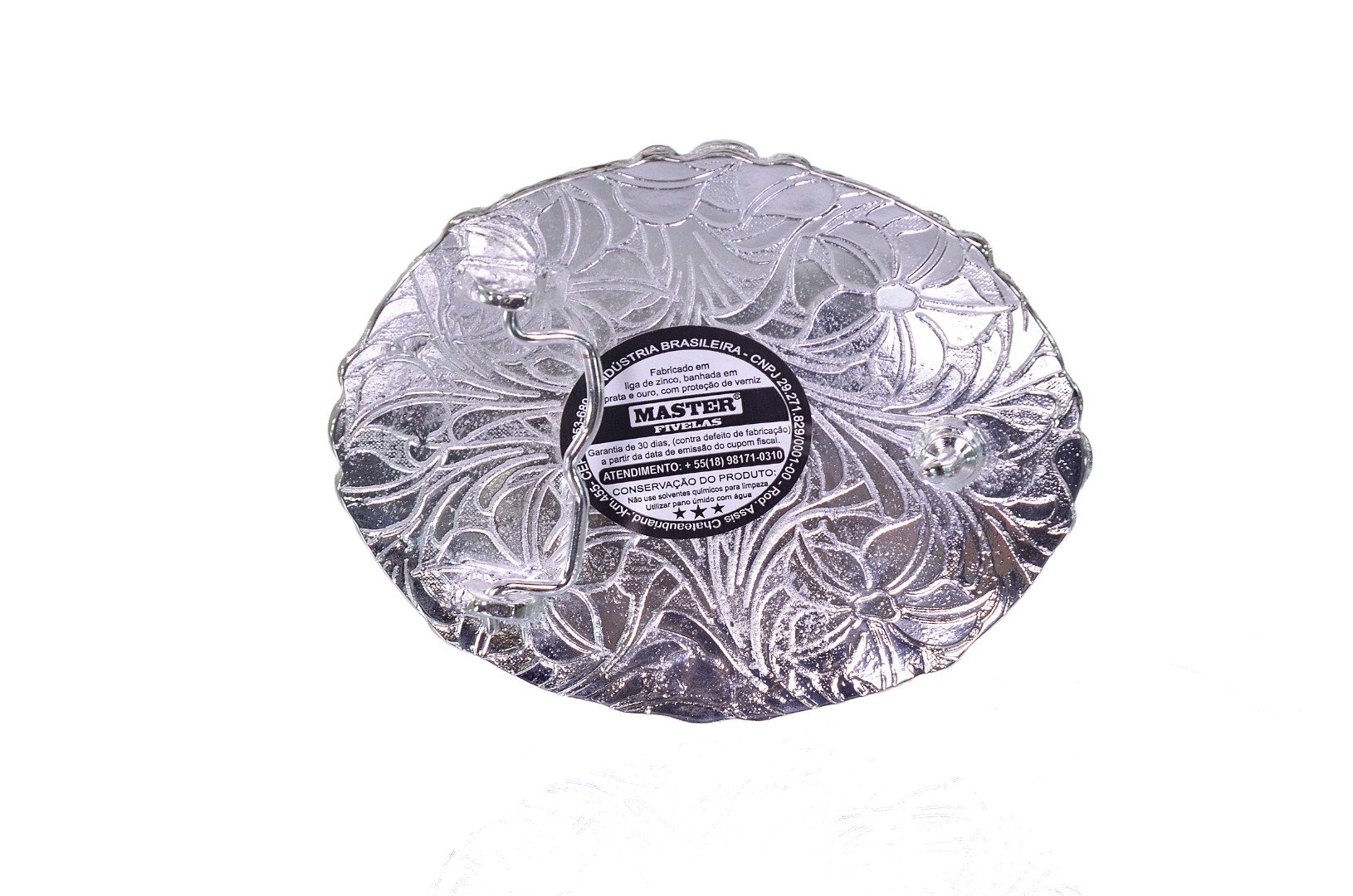 Fivela em Ouro e Prata Master Aparecida (11,5cm x 9cm)- 711